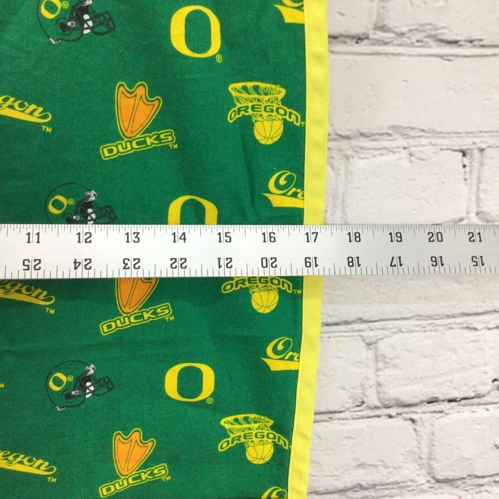 Oregon Ducks Bib Green Yellow Handmade